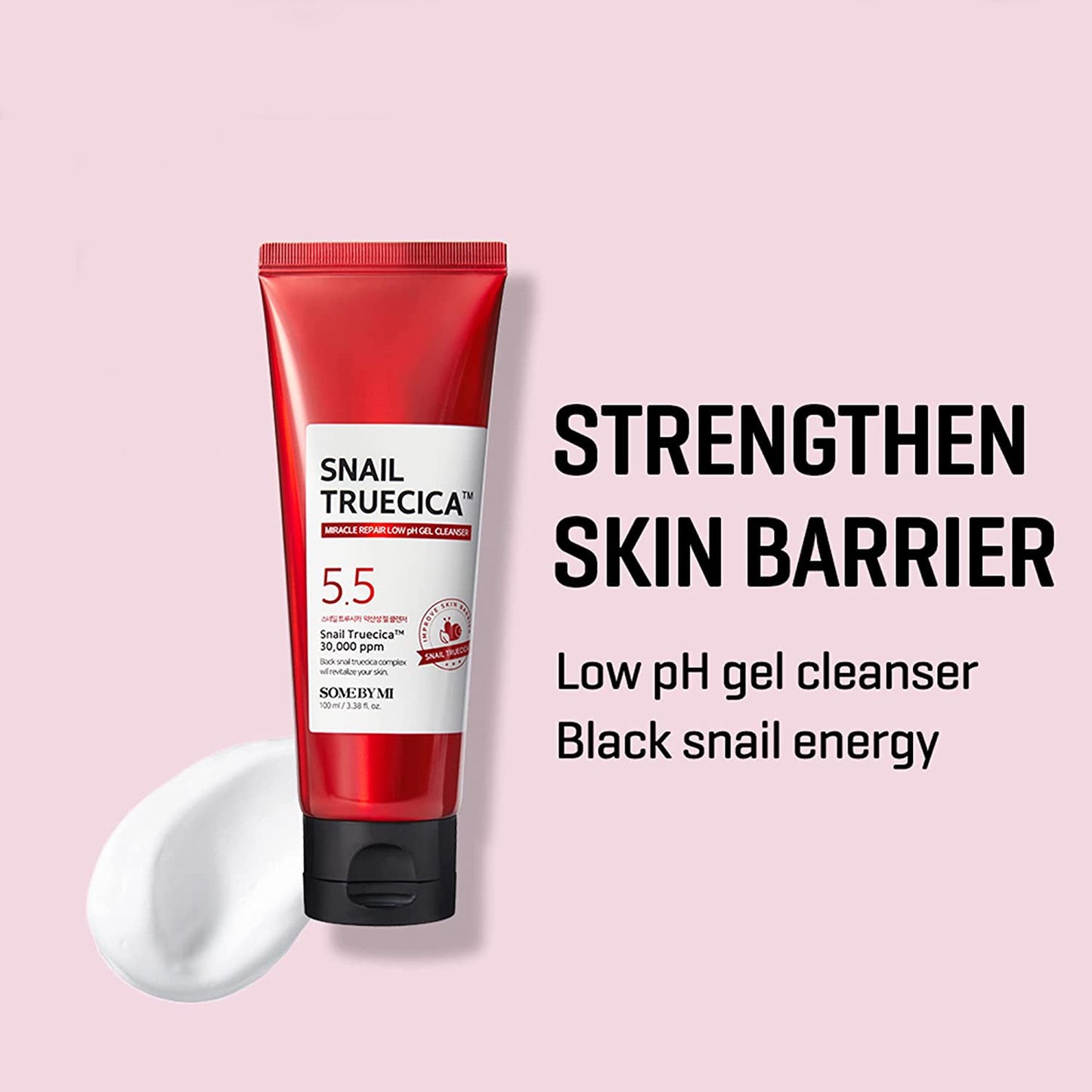 [SOMEBYMI] Snail Truecica Miracle Repair Low pH Gel Cleanser 100ml