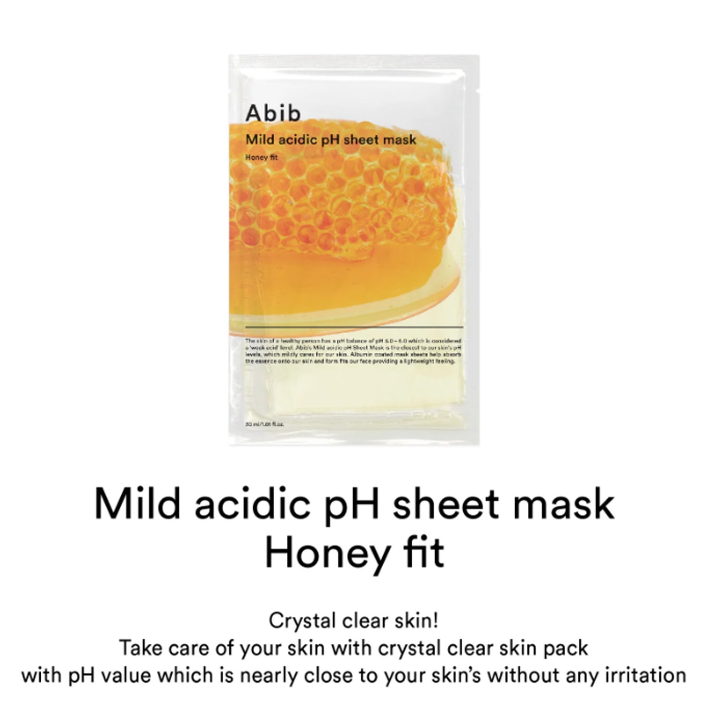 [Abib] Mild Acidic pH Sheet Mask (5 types)