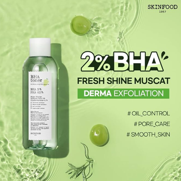 [Skinfood] Shine Muscat BHA Toner 150ml