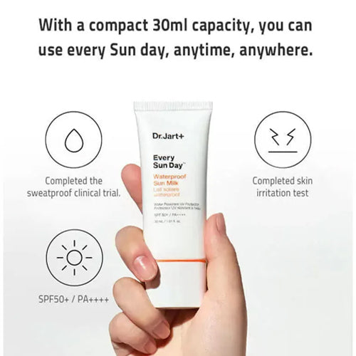 [Dr.Jart+] Every Sun Day Waterproof Sun Milk SPF 50+PA ++++ 30ml