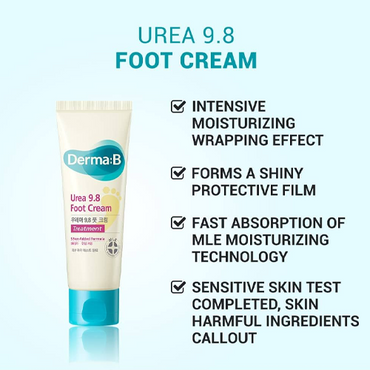 [DERMA:B] Urea 9.8 Foot Cream 80ml