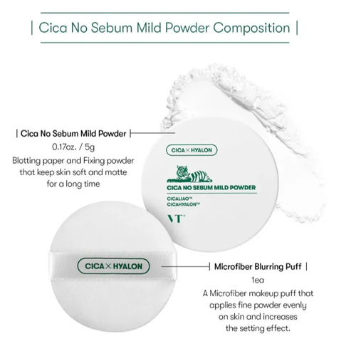 [VT Cosmetics] Cica No Sebum Mild Powder 5ml