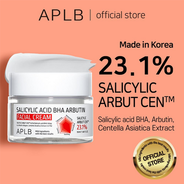 [APLB] Salicylic Acid BHA Arbutin Facial Cream 55ml