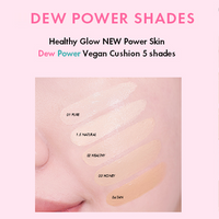 [AMUSE] Dew Power Vegan Cushion (5 colors)