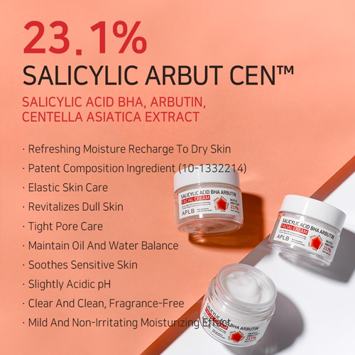 [APLB] Salicylic Acid BHA Arbutin Facial Cream 55ml