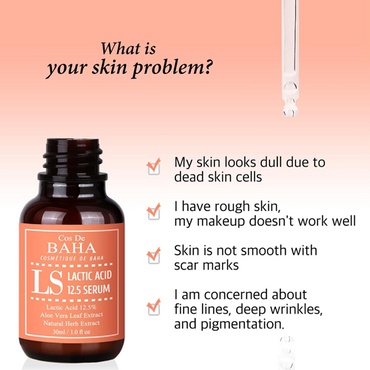 [Cos De Baha] Lactic Acid 12.5% Serum 30ml