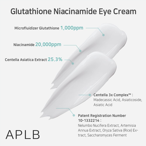 [APLB] Glutathione Niacinamide Eye Cream 20ml