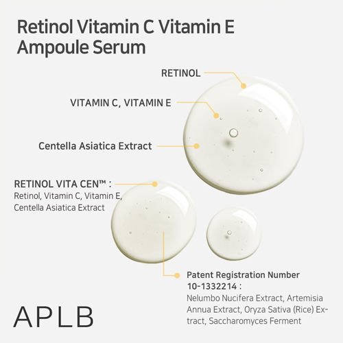 [APLB] Retinol Vitamin C Vitamin E Ampoule Serum 40ml