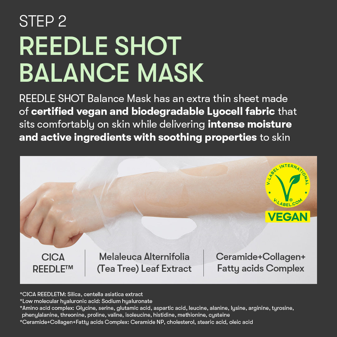 [VT Cosmetics] Reedle Shot 100 2-Step Mask (1ea)