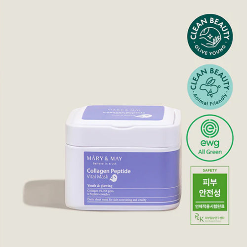 [Mary&May] Collagen Peptide Vital Mask (30ea)