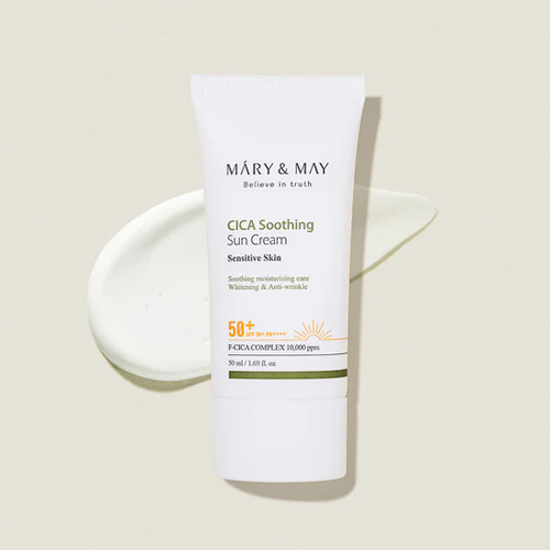 [Mary&May] Cica Soothing Sun Cream SPF50+ PA++++ 50ml