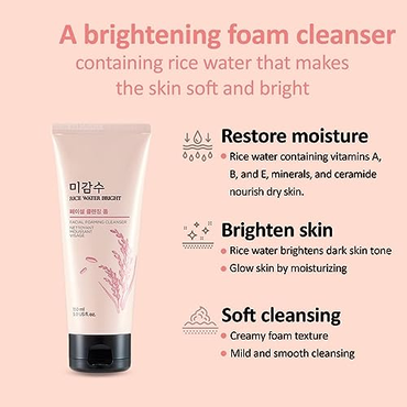 [THE FACE SHOP] Rice Water Bright Cleansing Foam 150ml