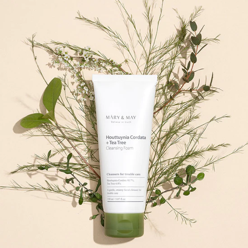 [Mary&May] Houttuynia Cordata + Tea Tree Cleansing Foam 150ml