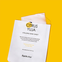 ***[Farmstay] Citrus Yuja Vitalizing Mask Sheet (1ea)