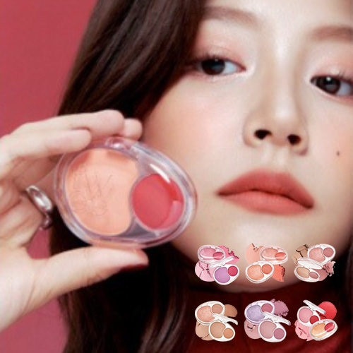 [Fwee] Mellow Dual Blusher 7.2ml (12 colors)