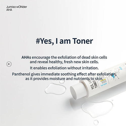 [Jumiso] Yes I Am Toner AHA 5% 150ml