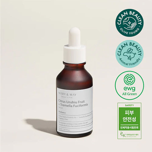 [Mary&May] Citrus Unshiu + Tremella Fuciformis Serum30ml