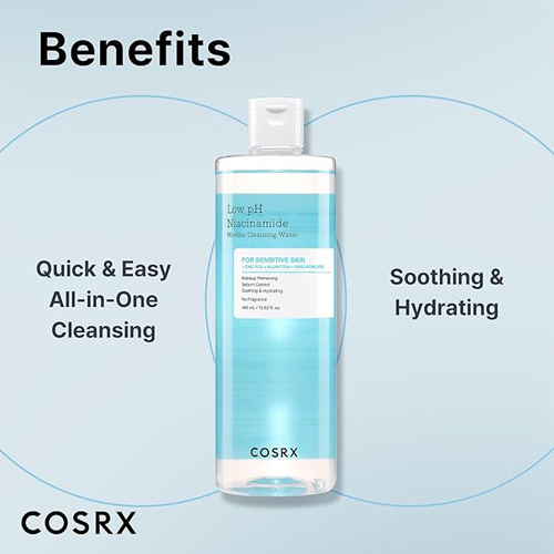 [COSRX] Low pH Niacinamide Micellar Cleansing Water 400ml