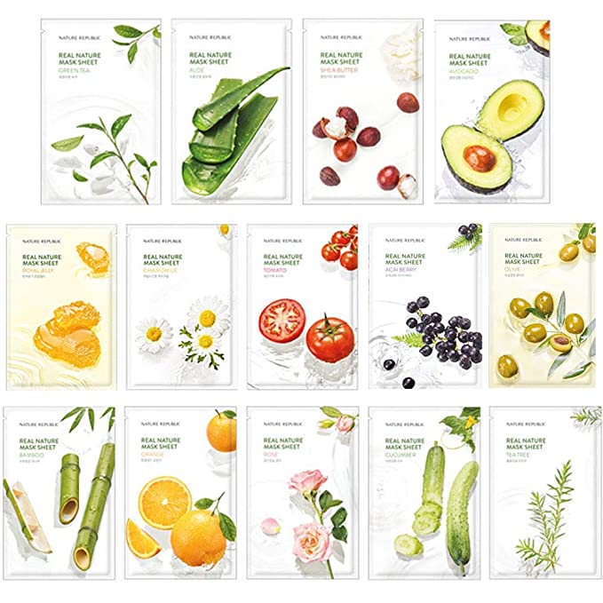 [Nature Republic] Real Nature Mask Sheet (14 types)