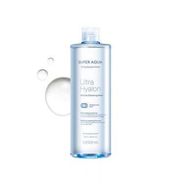 [Missha] Super Aqua Ultra Hyalron Micellar Cleansing Water 500ml