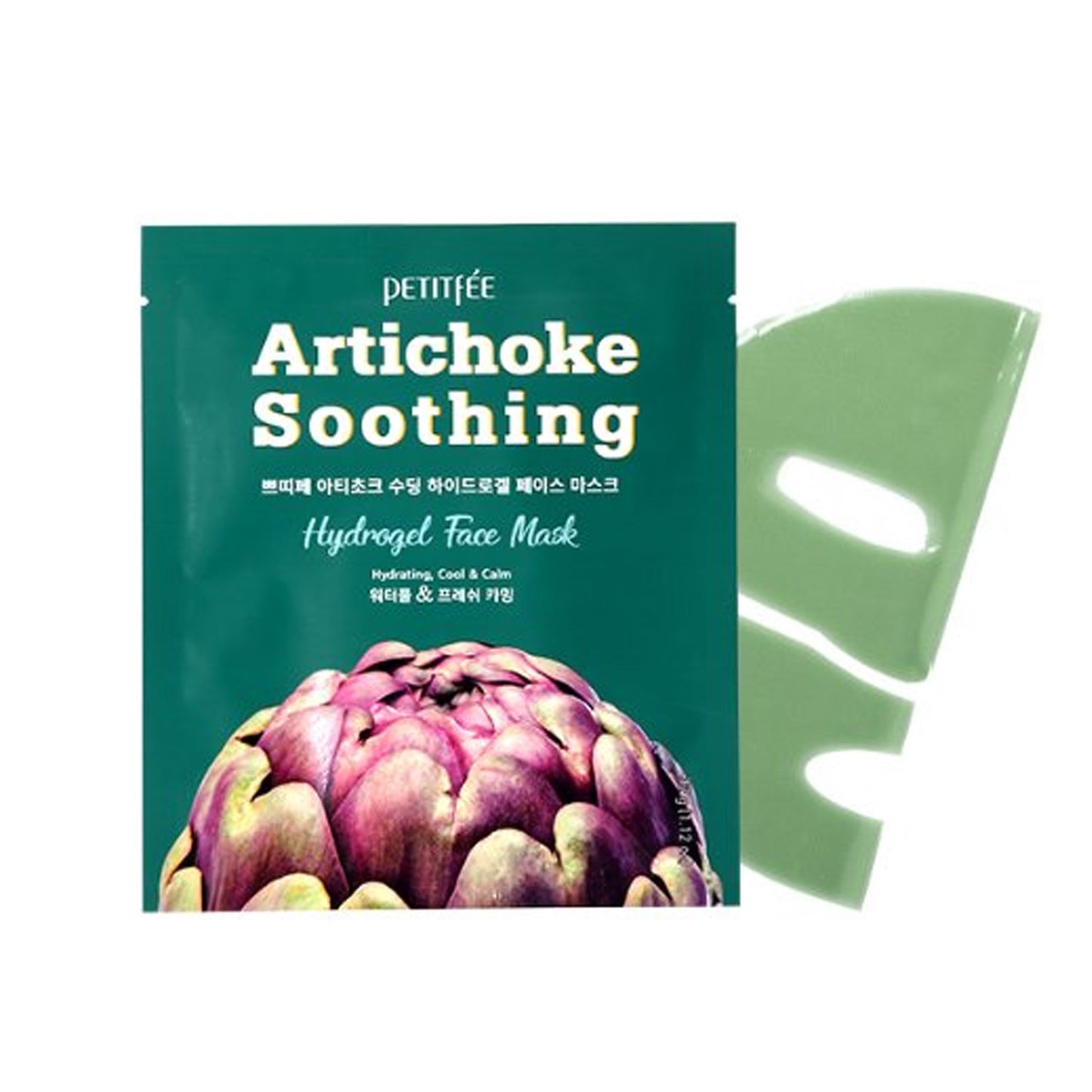 [Petitfee] Artichoke Soothing Hydrogel Face Mask (5ea)