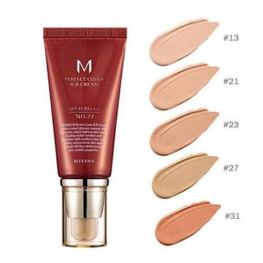 [Missha] M Perfect Covering BB Cream SPF42 PA+++ (7 colors)